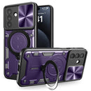 Samsung A26 5G Ring Kickstand Case w/ Camera Cover [Purple]