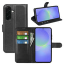 Wallet Case for Samsung Galaxy A37 5G – PU Leather Flip Cover with Card Holder & Stand [Black]