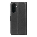 Wallet Case for Samsung Galaxy A37 5G – PU Leather Flip Cover with Card Holder & Stand [Black]