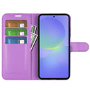 Wallet Case for Samsung Galaxy A37 5G – PU Leather Flip Cover with Card Holder & Stand [Purple]