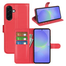 Wallet Case for Samsung Galaxy A37 5G – PU Leather Flip Cover with Card Holder & Stand [Red]