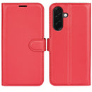 Wallet Case for Samsung Galaxy A37 5G – PU Leather Flip Cover with Card Holder & Stand [Red]
