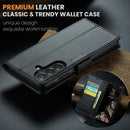 Samsung Galaxy A37 5G CaseMe Retro Wallet Case [Black]