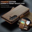 Samsung Galaxy A37 5G CaseMe Retro Wallet Case [Brown]