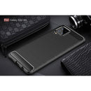Samsung A42 Carbon Fibre TPU Case Slim Shockproof Cover