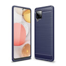 Samsung A42 Carbon Fibre TPU Case Slim Shockproof Cover