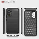 Samsung A53 5G Carbon Fibre TPU Case Slim Shockproof Cover