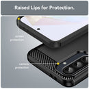 Samsung A56 5G Carbon Fibre TPU Case Slim Shockproof Cover
