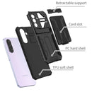 Samsung A56 5G Heavy Duty Kickstand Card Holder Case