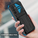 Samsung A56 5G Heavy Duty Kickstand Card Holder Case