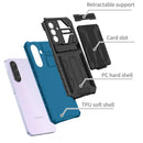 Samsung A56 5G Heavy Duty Kickstand Card Holder Case