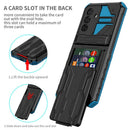 Samsung A56 5G Heavy Duty Kickstand Card Holder Case