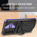 Samsung A56 5G Heavy Duty Kickstand Card Holder Case