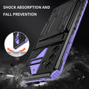 Samsung A56 5G Heavy Duty Kickstand Card Holder Case