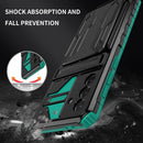Samsung A56 5G Heavy Duty Kickstand Card Holder Case