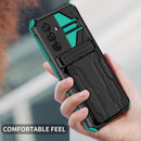 Samsung A56 5G Heavy Duty Kickstand Card Holder Case