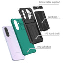 Samsung A56 5G Heavy Duty Kickstand Card Holder Case
