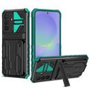 Samsung A56 5G Heavy Duty Kickstand Card Holder Case