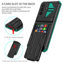 Samsung A56 5G Heavy Duty Kickstand Card Holder Case