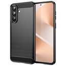 Samsung A57 5G Carbon Fibre TPU Case Slim Shockproof Cover Black