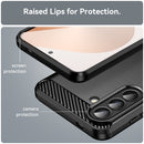 Samsung A57 5G Carbon Fibre TPU Case Slim Shockproof Cover Black