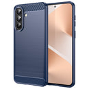 Samsung A57 5G Carbon Fibre TPU Case Slim Shockproof Cover Navy