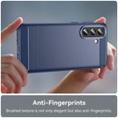 Samsung A57 5G Carbon Fibre TPU Case Slim Shockproof Cover Navy
