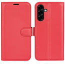 Wallet Case for Samsung Galaxy A57 5G – PU Leather Flip Cover with Card Holder & Stand [Red]