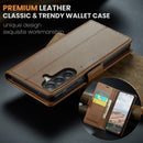 Samsung Galaxy A56 5G CaseMe Retro Wallet Case [Brown]