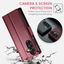Samsung Galaxy A56 5G CaseMe Retro Wallet Case [Maroon]