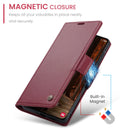 Samsung Galaxy A56 5G CaseMe Retro Wallet Case [Maroon]