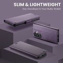 Samsung Galaxy A56 5G CaseMe Retro Wallet Case [Purple]