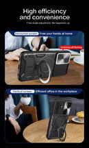 Samsung A57 5G  Ring Kickstand Case w/ Camera Cover [Rose Gold]