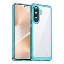 Samsung Galaxy A57 5G Soft TPU Bumper Shockproof Cover Case [Clear Blue]