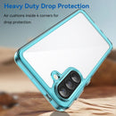 Samsung Galaxy A57 5G Soft TPU Bumper Shockproof Cover Case [Clear Blue]