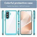 Samsung Galaxy A57 5G Soft TPU Bumper Shockproof Cover Case [Clear Blue]