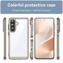Samsung Galaxy A57 5G Soft TPU Bumper Shockproof Cover Case [Clear Grey]