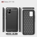 Samsung A71-5G Carbon Fibre TPU Case Slim Shockproof Cover