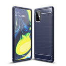 Samsung A71-5G Carbon Fibre TPU Case Slim Shockproof Cover