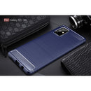 Samsung A71-5G Carbon Fibre TPU Case Slim Shockproof Cover