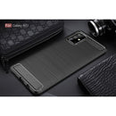 Samsung A71 Carbon Fibre TPU Case Slim Shockproof Cover