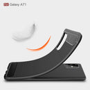 Samsung A71 Carbon Fibre TPU Case Slim Shockproof Cover