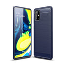 Samsung A71 Carbon Fibre TPU Case Slim Shockproof Cover