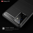 Samsung A72 Carbon Fibre TPU Case Slim Shockproof Cover