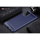Samsung A72 Carbon Fibre TPU Case Slim Shockproof Cover