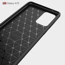 Samsung A72 Carbon Fibre TPU Case Slim Shockproof Cover Red