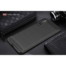 Samsung A90-5G Carbon Fibre TPU Case Slim Shockproof Cover