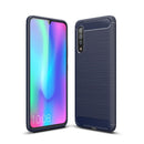 Samsung A90-5G Carbon Fibre TPU Case Slim Shockproof Cover
