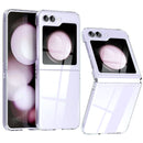 Galaxy Z Flip 7 FE Clear Crystal Hard PC Case – Ultra Slim Transparent Shell