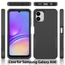 Samsung Galaxy A06 4G Dual Layer Armor Hard Case – Black